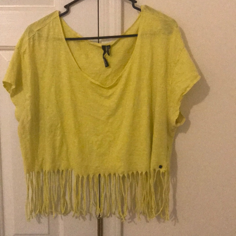 Fringe crop top